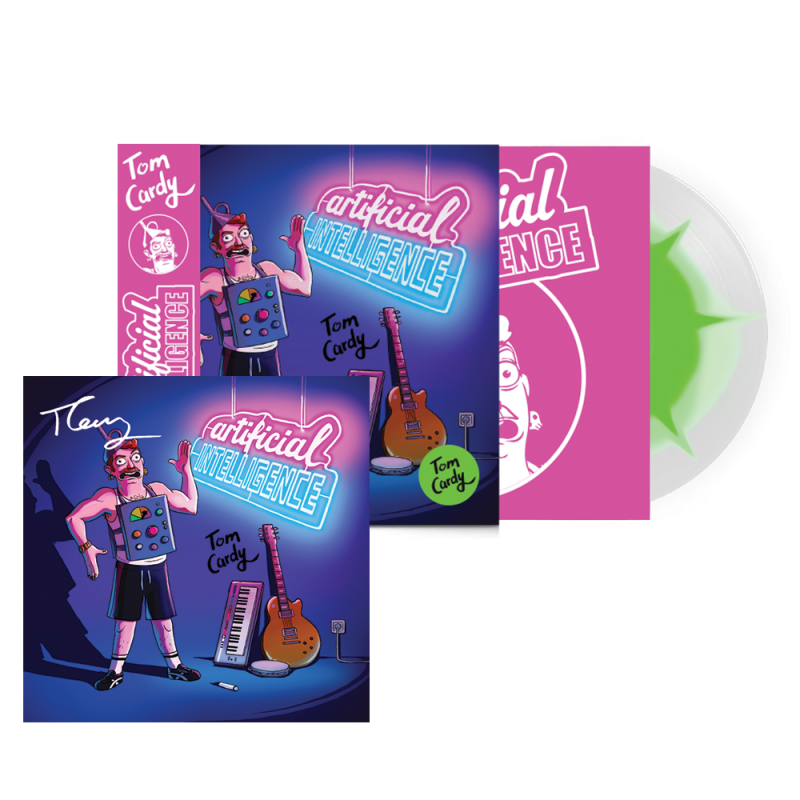 Artificial Intelligence - Alien Green Blob Vinyl 1LP (SPECIAL EDITION) by Tom Cardy