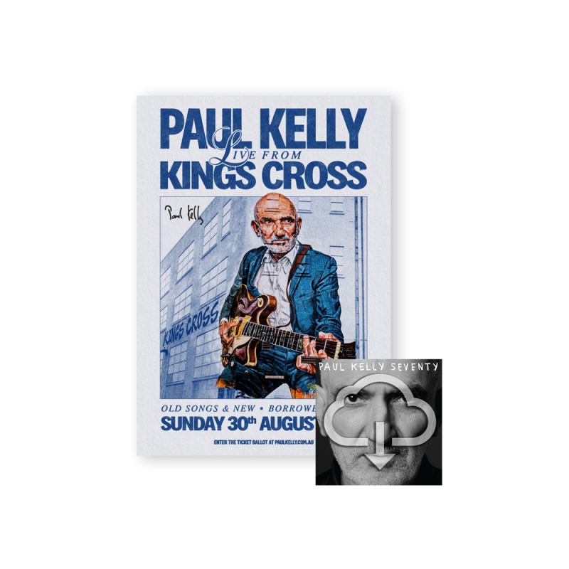 Signed Event Poster + Seventy Deluxe Digital Download by Paul Kelly