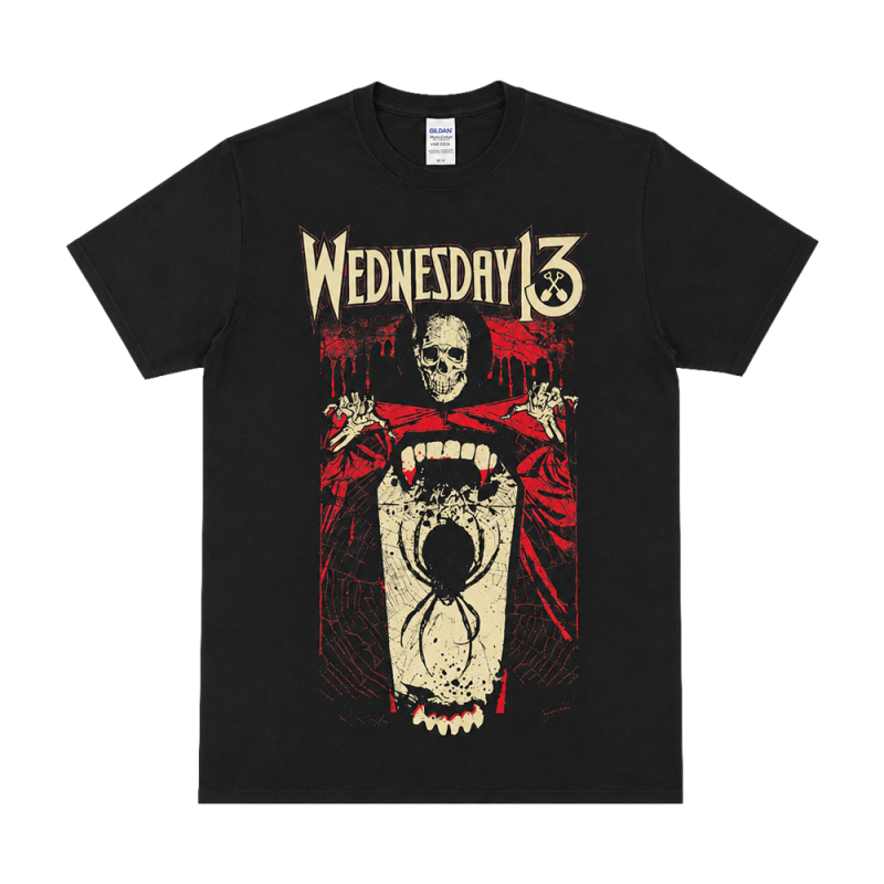 SKULL SPIDER TSHIRT by WEDNESDAY 13