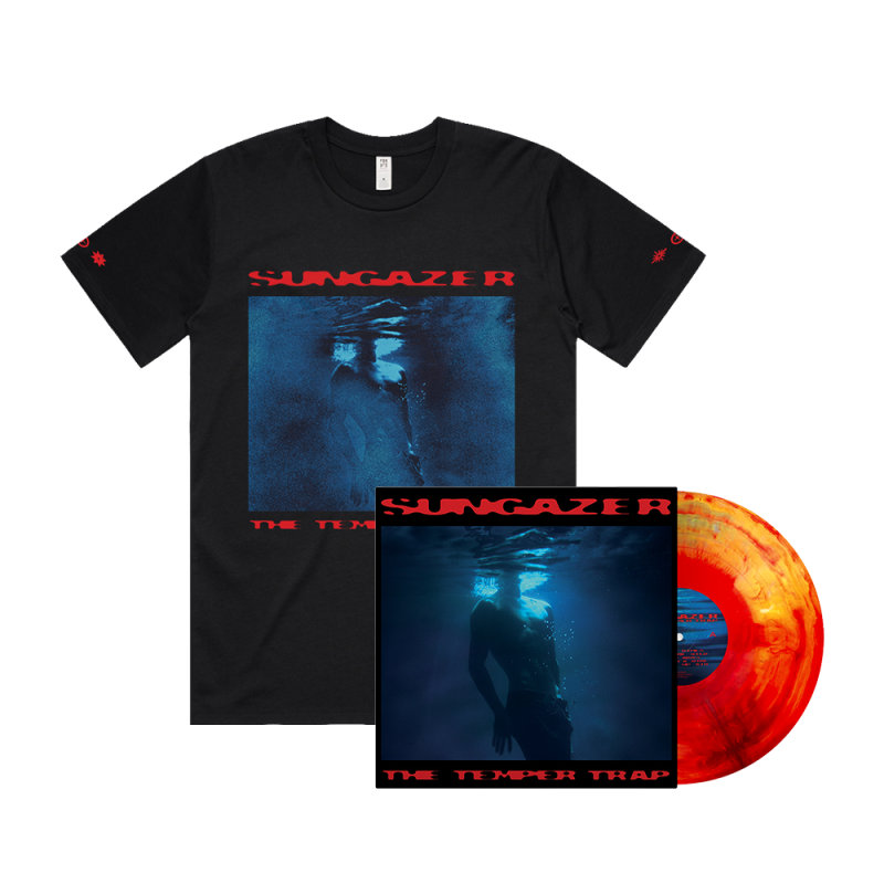 Sungazer Sunset Vinyl  + Album Tshirt by Temper Trap