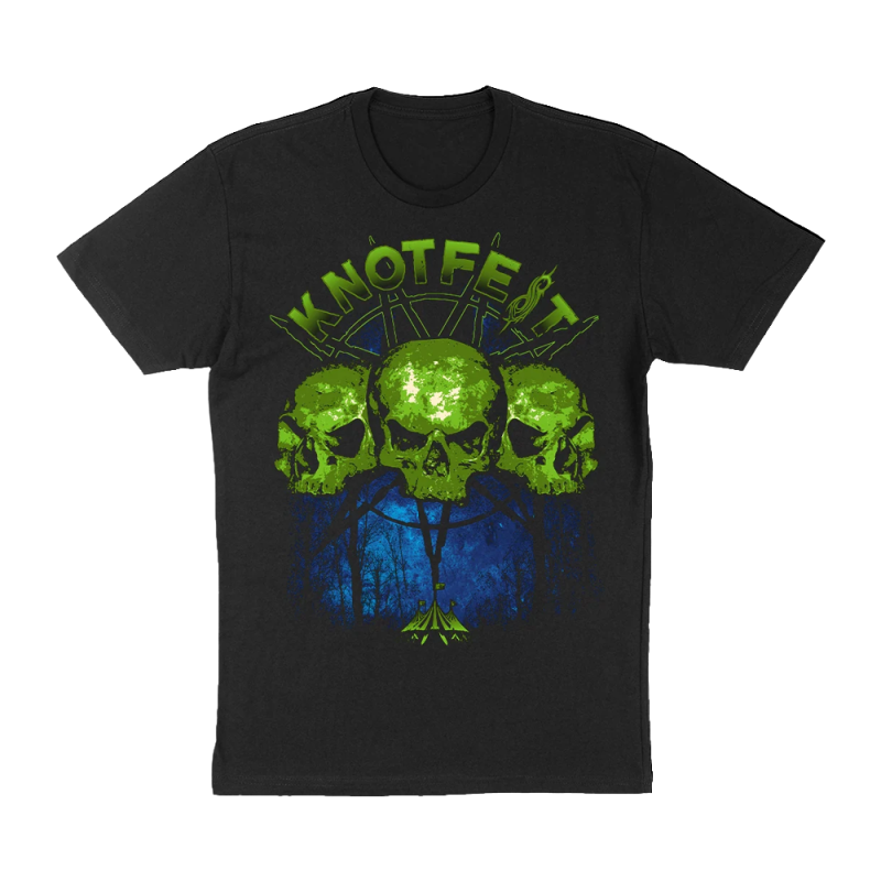 Finland 3 Skulls 2022 Tour Black Tshirt by Knotfest