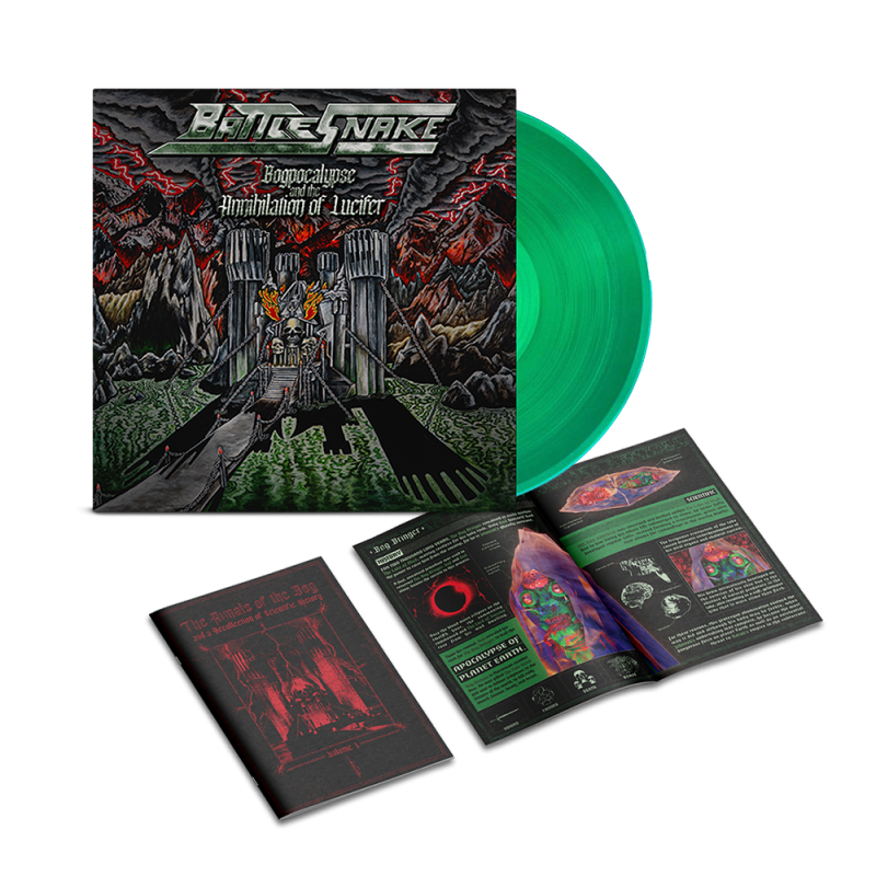 Bogpocalypse and the Annihilation of Lucifer Green Vinyl LP + Exclusive Battlesnake Lore Booklet by Battlesnake