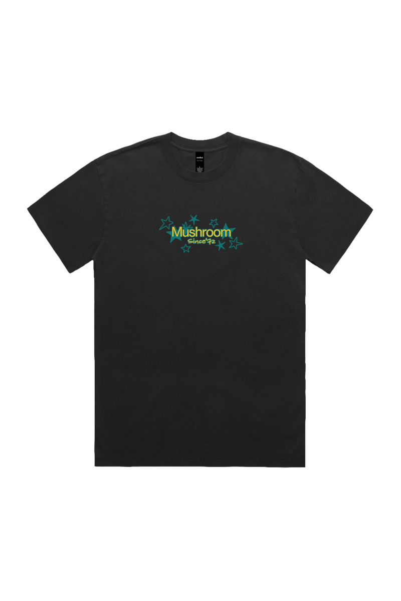 It's Grow Time Black Unisex Tshirt by Mushroom