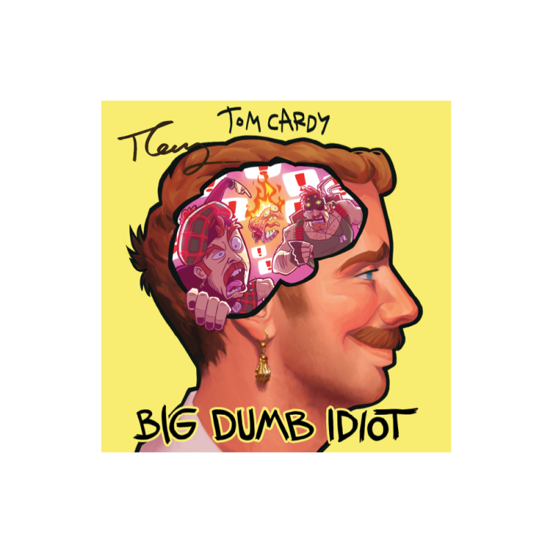 Big Dumb Idiot - Alien Green Blob Vinyl 1LP (SPECIAL EDITION) by Tom Cardy
