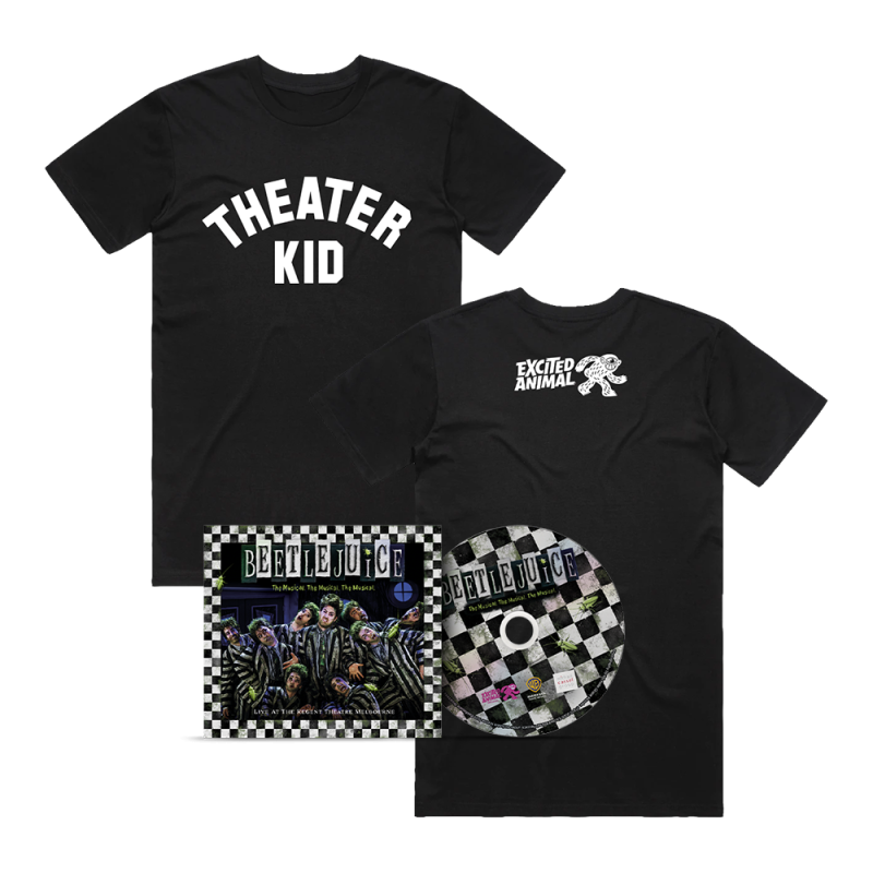 Beetlejuice The Musical (Melbourne) CD + Theater Kid Tshirt (USA) by Excited Animal Records