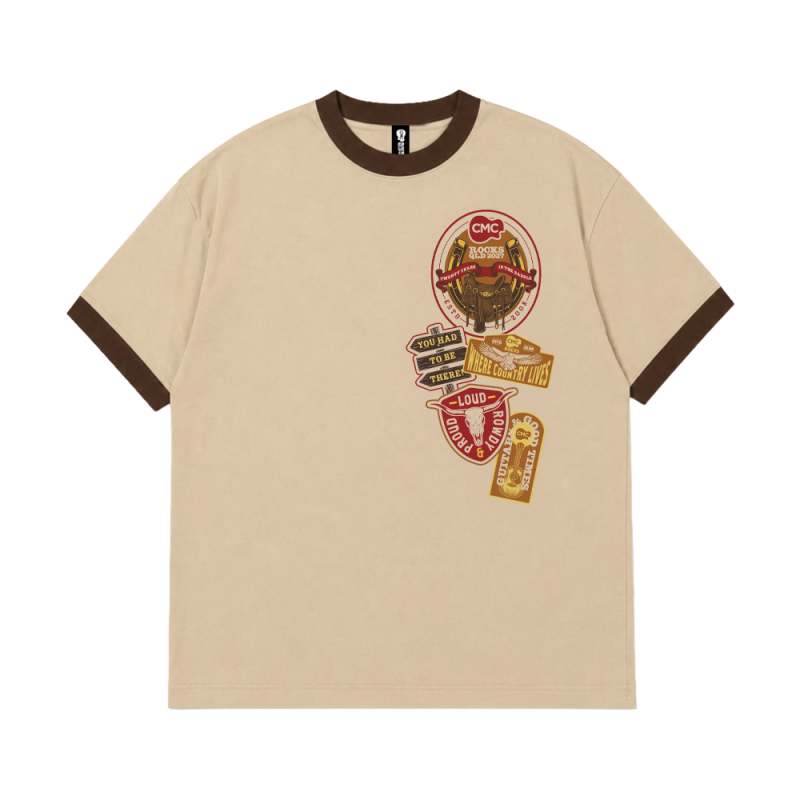 20th Anniversary Oversize Custom Tshirt by CMC ROCKS QLD 2027