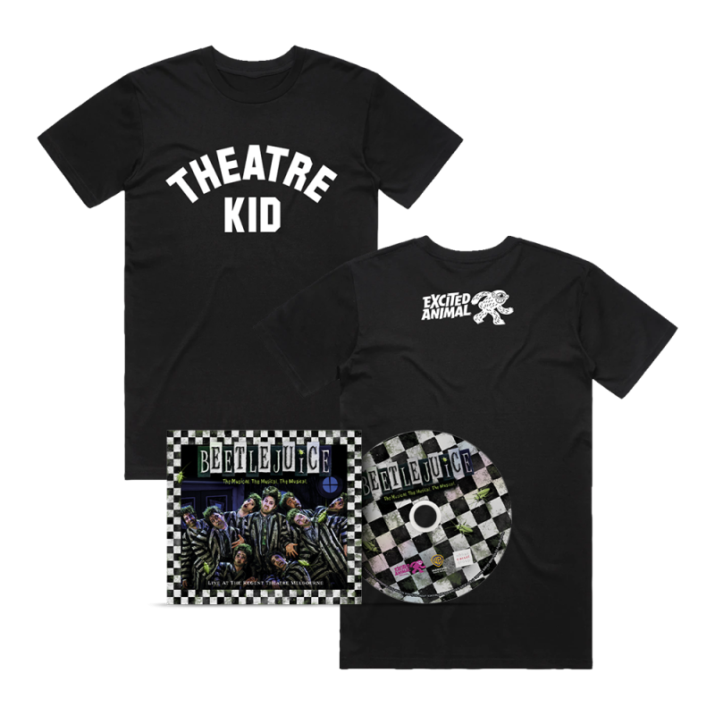 Beetlejuice The Musical (Melbourne) CD + Theatre Kid Tshirt (AU) by Excited Animal Records