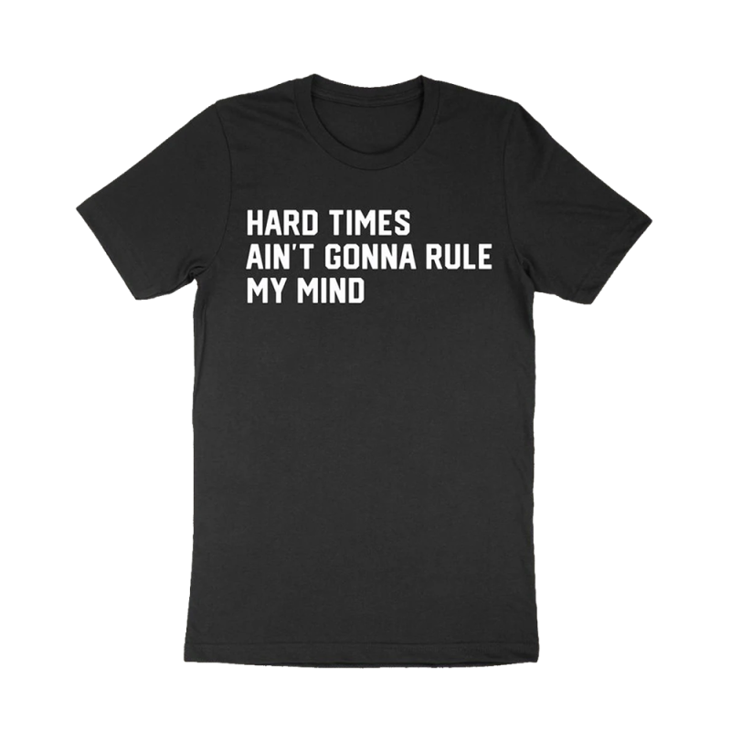 Hard Times Lyric Tshirt by Gillian Welch & David Rawlings
