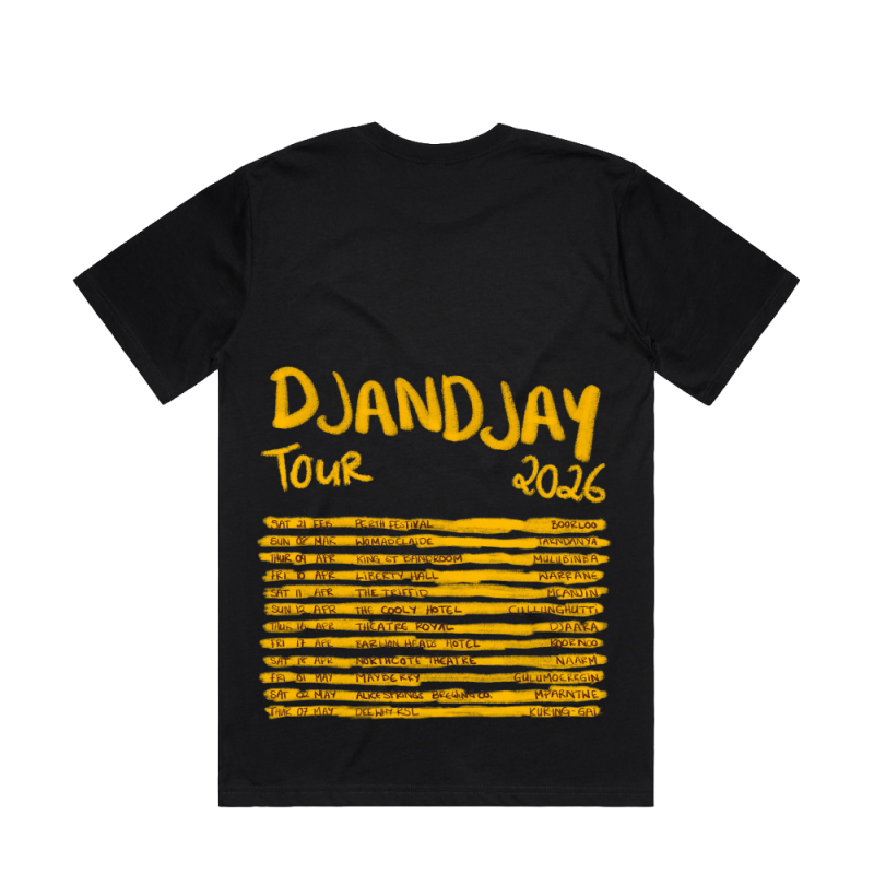 Black Tee Djandjay Tour by Baker Boy