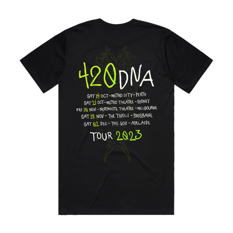 420 DNABLACK TOUR TSHIRT by ChillinIt