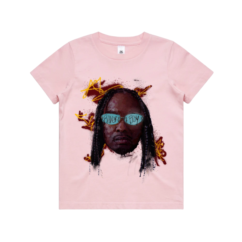 DJANDJAY Youth Pink Tee by Baker Boy