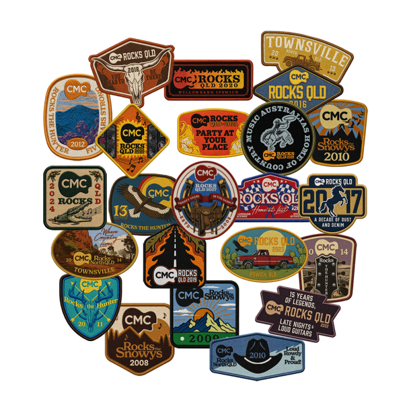 20th Anniversary - 23 Patch Bundle by CMC ROCKS QLD 2027