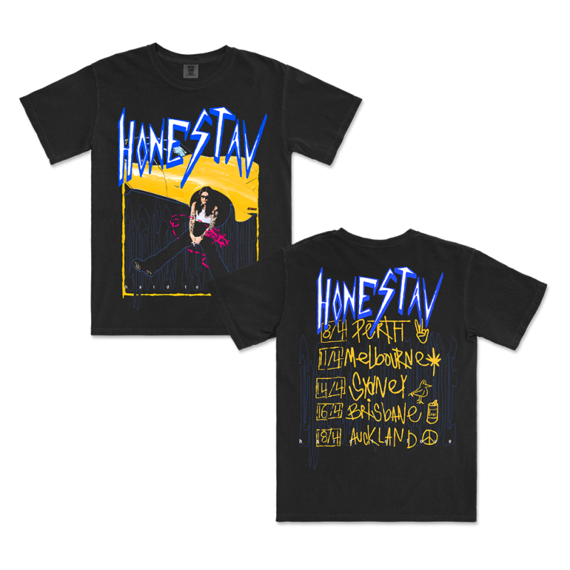 CORVETTE BLACK TSHIRT by Honestav