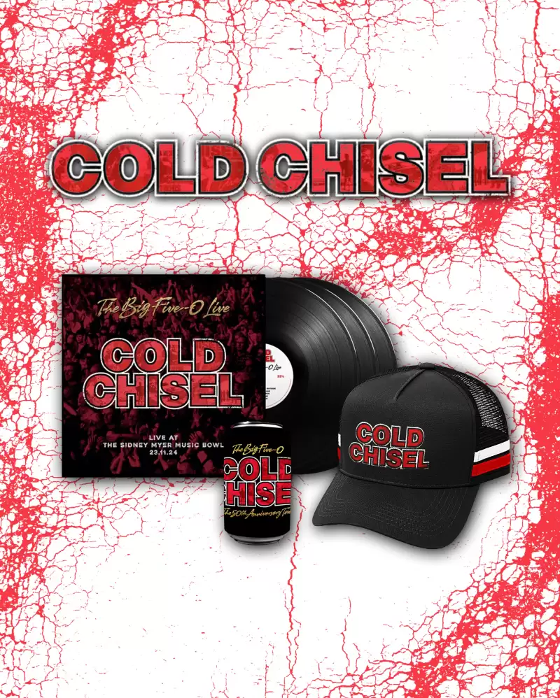 The Big Five-0 Live - Black Vinyl 3LP by Cold Chisel