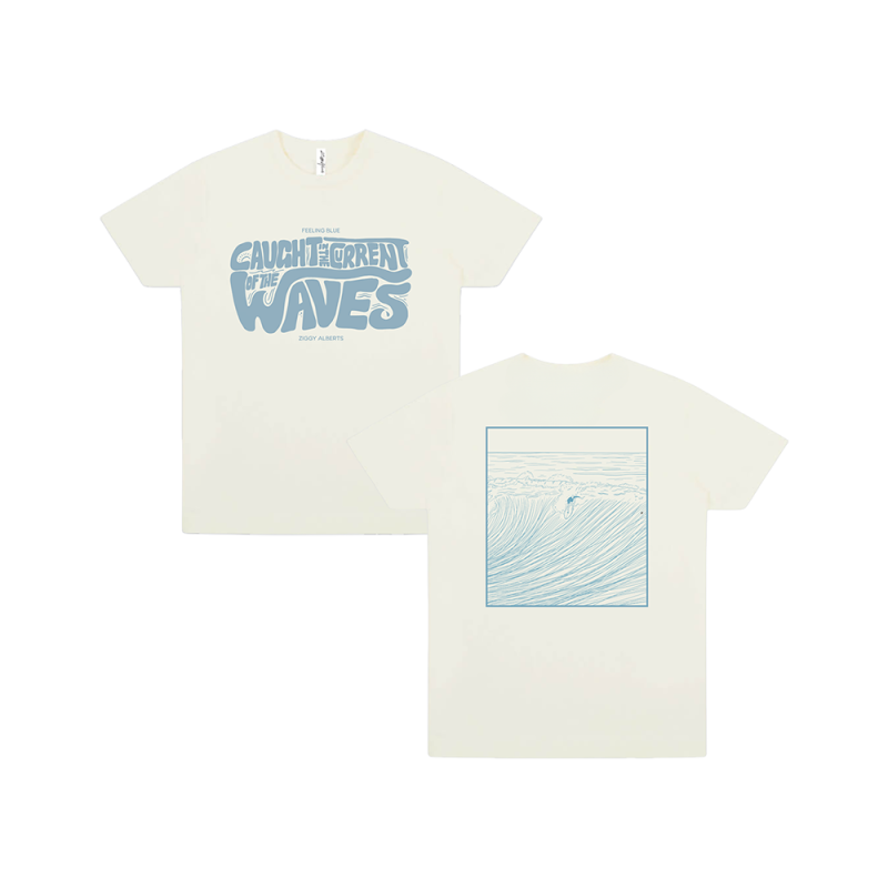 Feeling Blue White Kids Tee by Ziggy Alberts