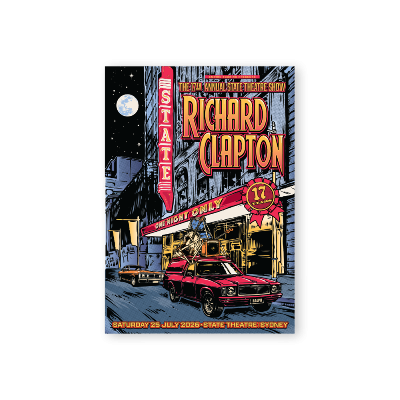 Poster – State Theatre SIGNED by Richard Clapton