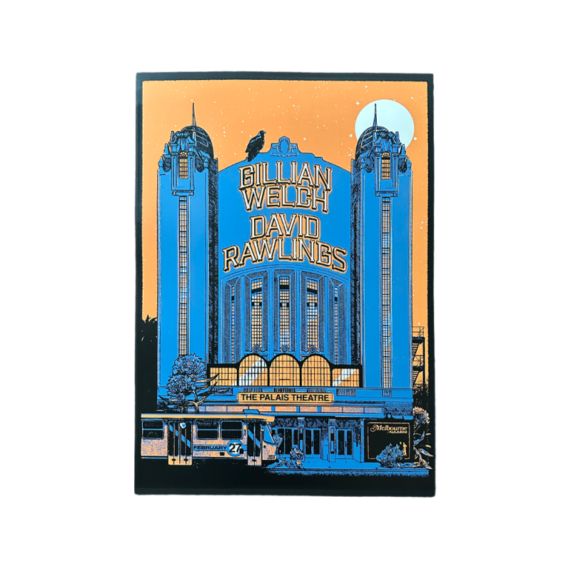 Show Poster 2026 (SIGNED COPY) Limited by Gillian Welch & David Rawlings