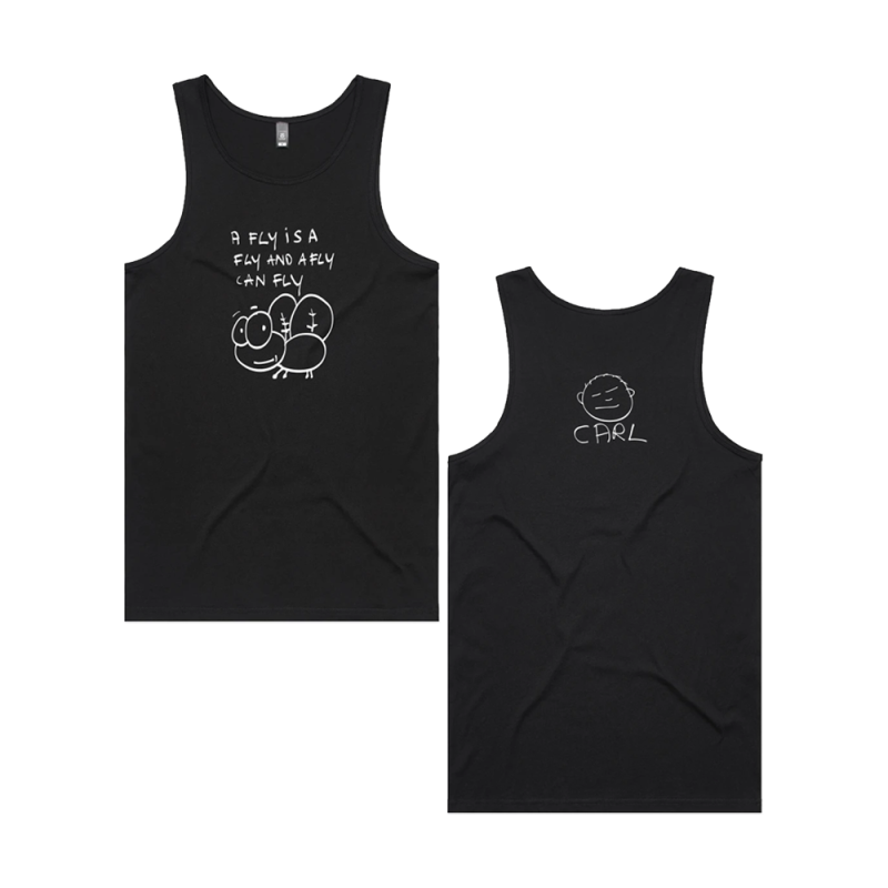 A Fly Is A Fly Black Singlet by Carl Barron