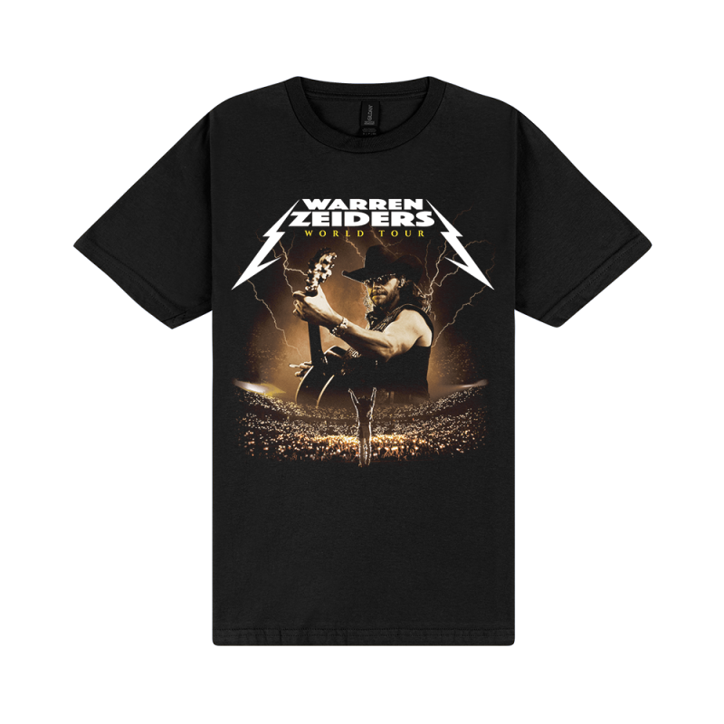 Tour Black Tshirt by Warren Zeiders