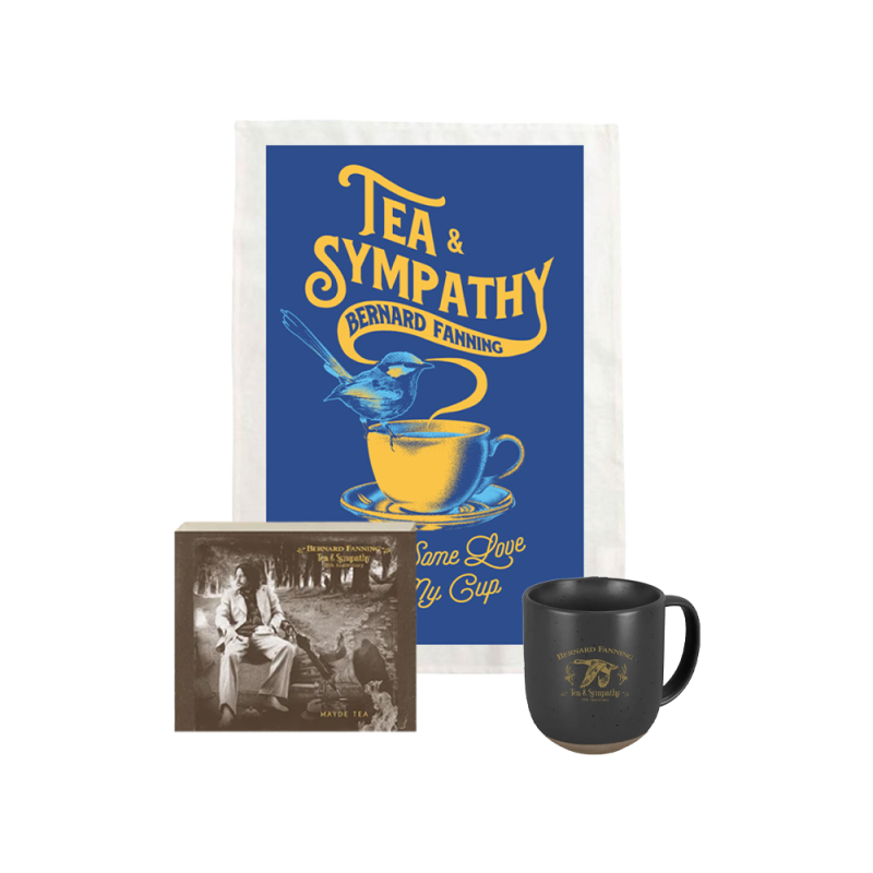 Blue Wren Tea Towel + Tea Set + Mug by Bernard Fanning