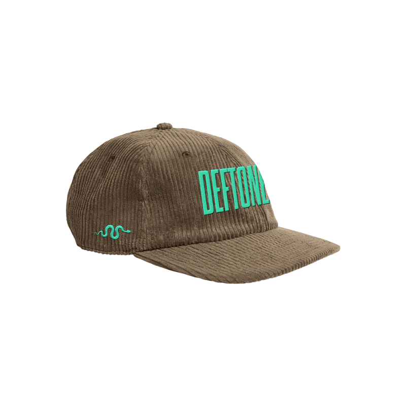 embroidered corduroy hat by Deftones