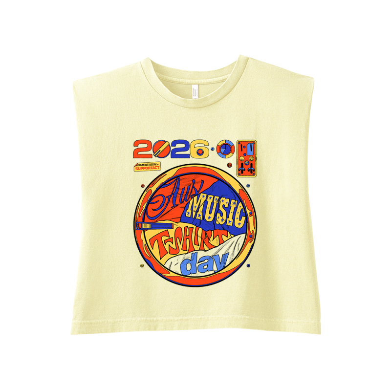AusMusic T-Shirt Day × Sebi White (COLOUR) by Ausmusic T-Shirt Day Support Act 2026