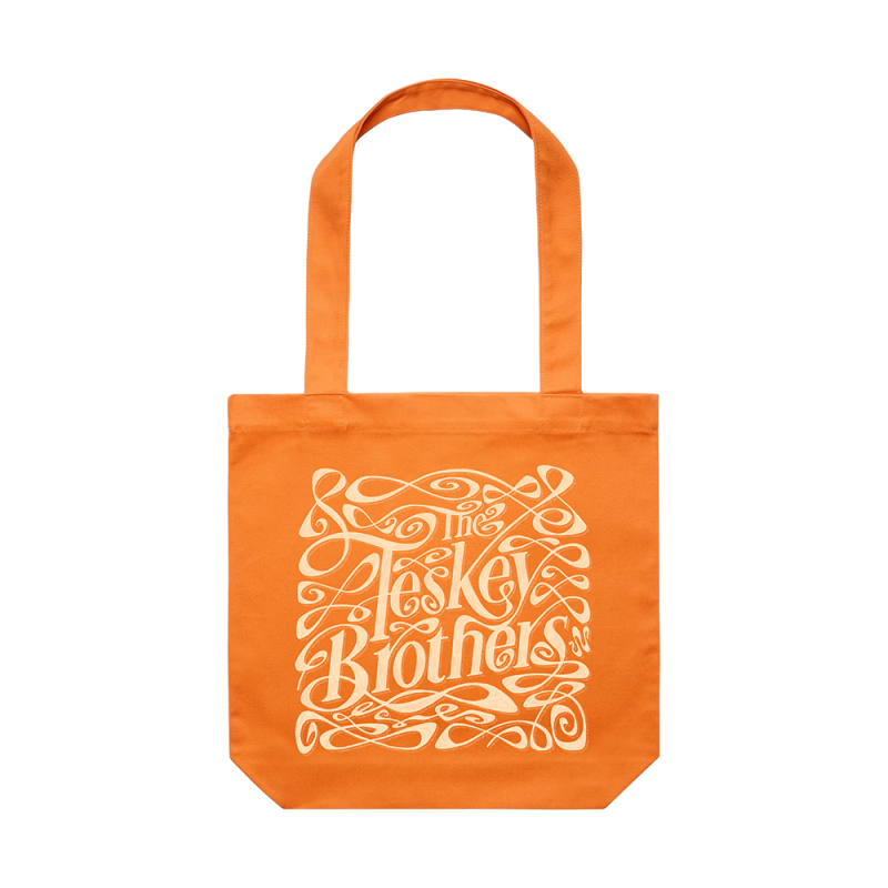 Half Mile Harvest Orange Tote by The Teskey Brothers