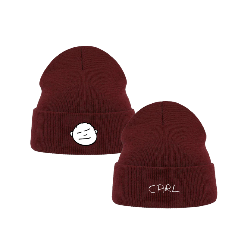 Carl Maroon Beanie by Carl Barron