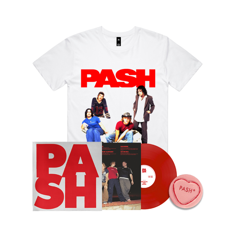 PASH EP VINYL + PHOTO TSHIRT + STICKER by PASH