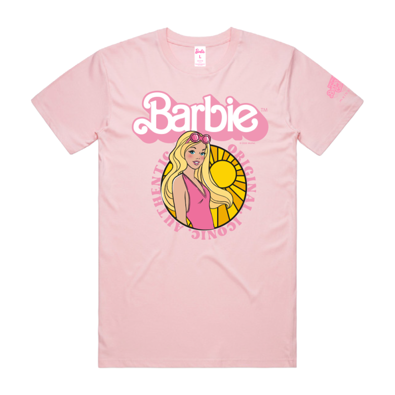 Kids Pink Sunshine Barbie Tee by Melbourne Malibu Barbie Cafe