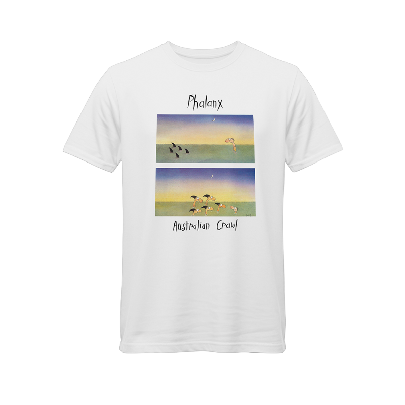 Phalanx White Tshirt by Australian Crawl