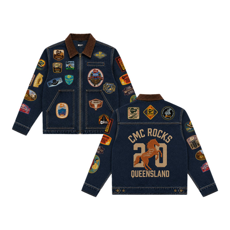 20th Anniversary Dark Denim Barn Jacket by CMC ROCKS QLD 2027