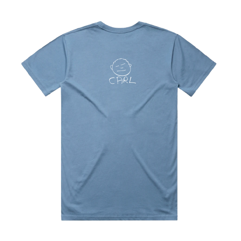 A Fly Is A Fly Blue Tshirt by Carl Barron