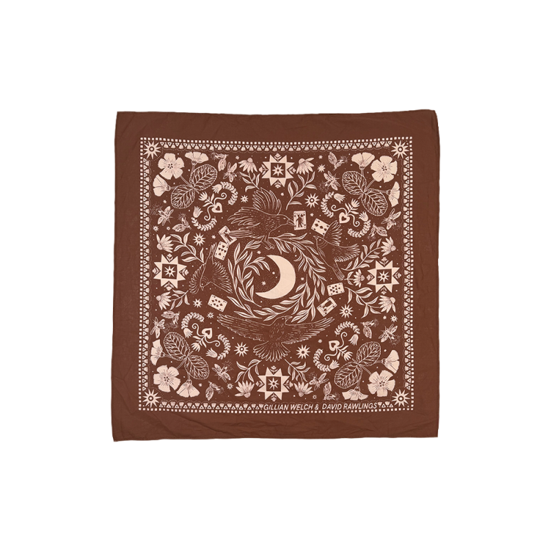 Brown Cowboy Bandana by Gillian Welch & David Rawlings