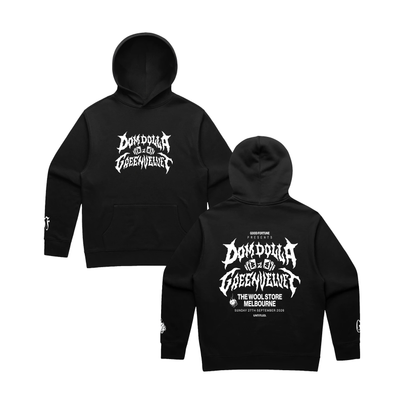 WOOL STORE BLACK HOOD by Dom Dolla