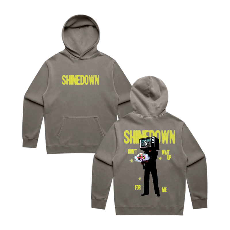 DONT WAIT UP FADED GREY HOOD by Shinedown