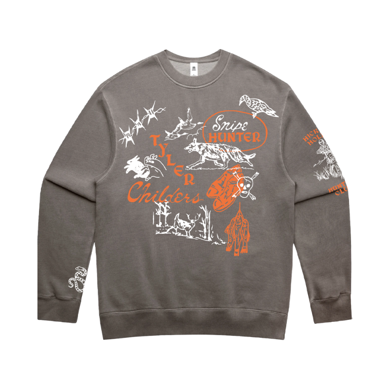 Snipe Hunter Faded Grey Sweatshirt by Tyler Childers
