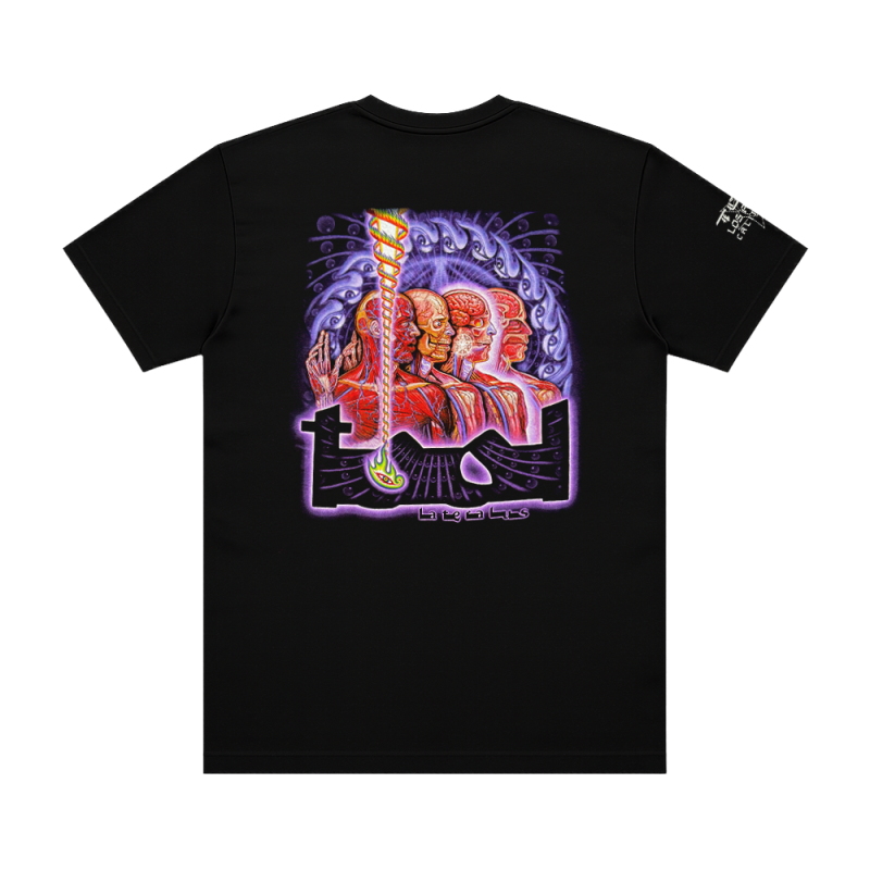 Dissection Purple Logo Black Tshirt by Tool