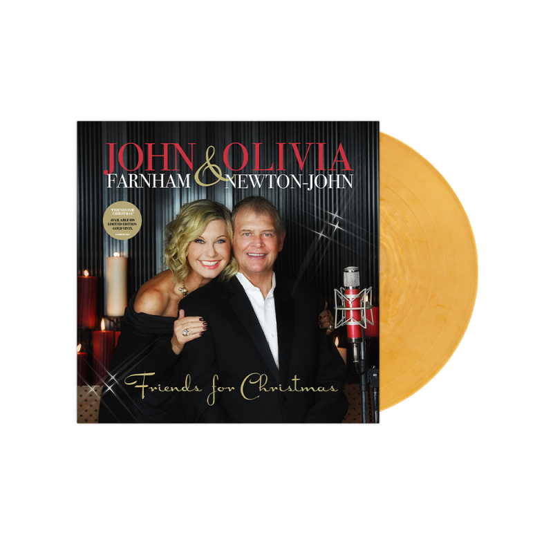 FRIENDS FOR CHRISTMAS (10 YEAR ANNIVERSARY EDITION) - METALLIC GOLD LP by John Farnham