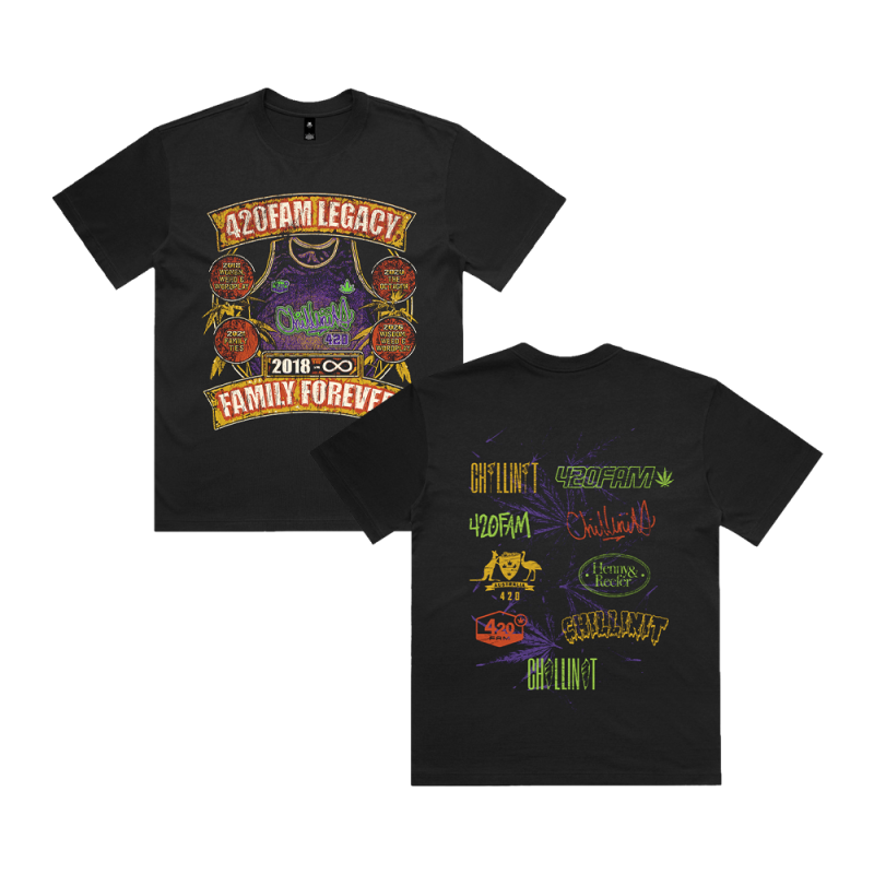 420Fam Legacy Black Tshirt by ChillinIt