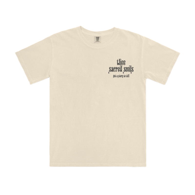 GOT A STORY TO TELL IVORY TSHIRT by Thee Sacred Souls