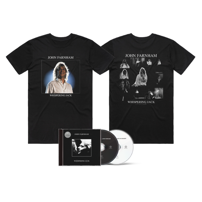 Whispering Jack 40th Anniversary 2CD + Tshirt by John Farnham