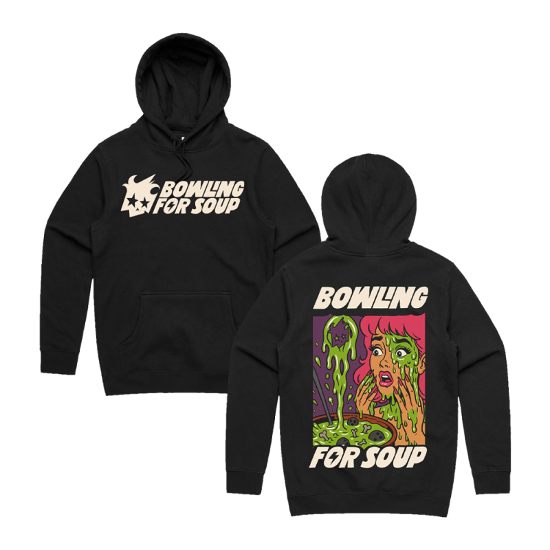 SLIME BLACK HOODIE by Bowling For Soup