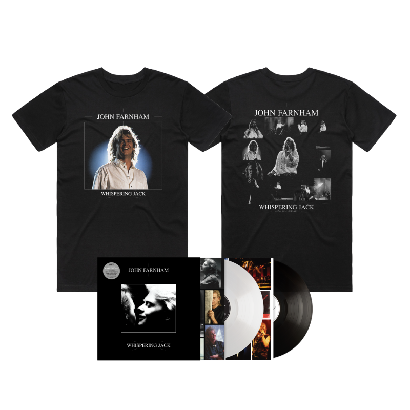 Whispering Jack 40th Anniversary 2LP (Numbered & Limited) + Tshirt by John Farnham