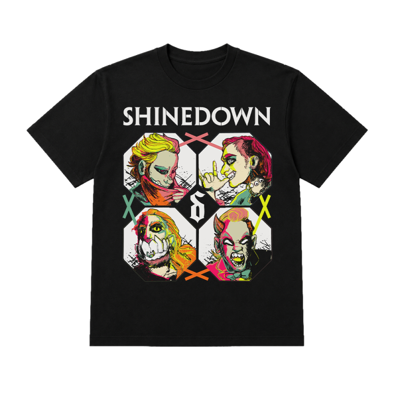 MONSTERS 2026 BLACK TSHIRT by Shinedown