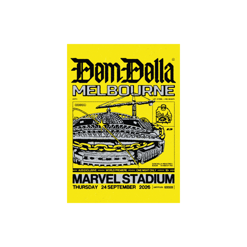 MELBOURNE STADIUM POSTER by Dom Dolla