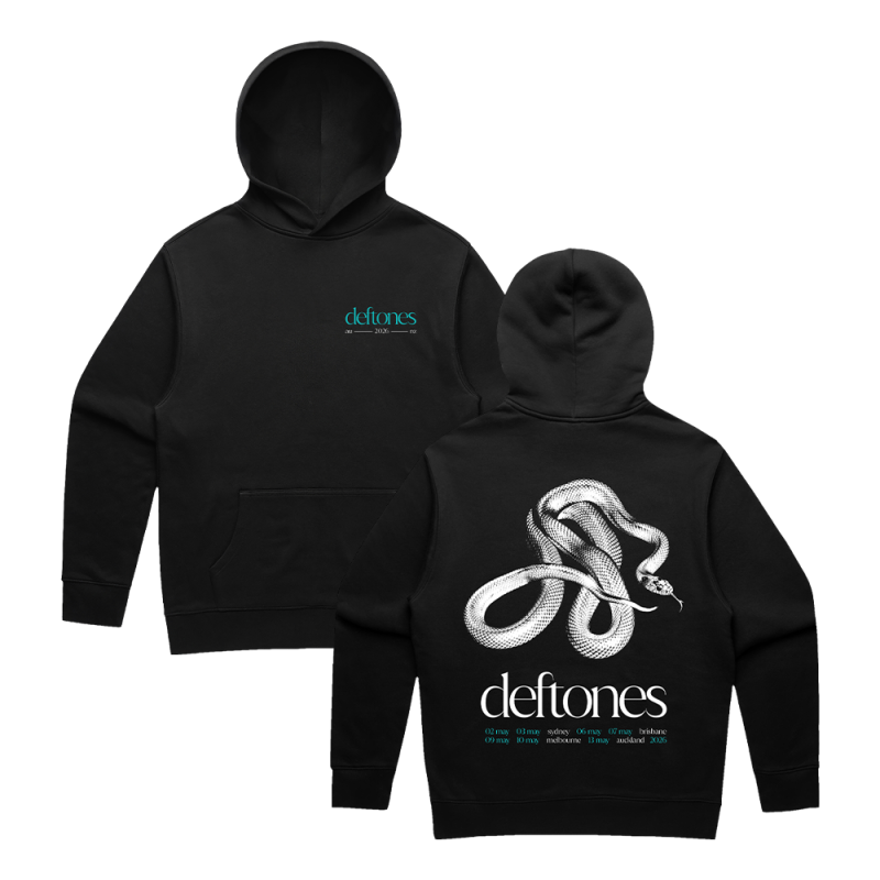 au / nz tour hoodie by Deftones