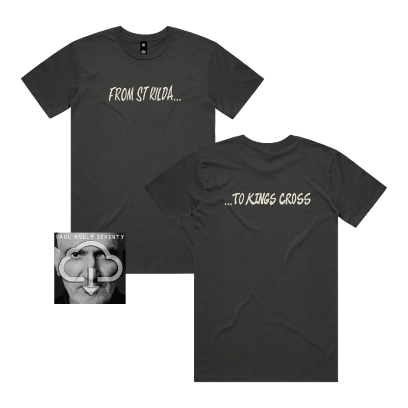FROM ST.KILDA COAL TSHIRT + Seventy Deluxe Digital Download by Paul Kelly