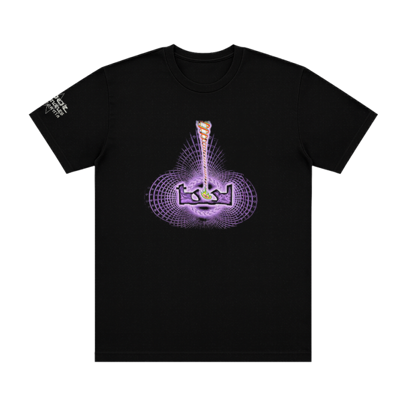 Dissection Purple Logo Black Tshirt by Tool