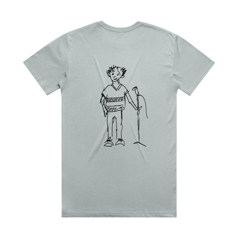 Carl Pocket Fly Smoke Grey Tshirt by Carl Barron